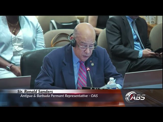 OAS ADOPTS A&B-LED RESOLUTION ON HURRICANE BERYL