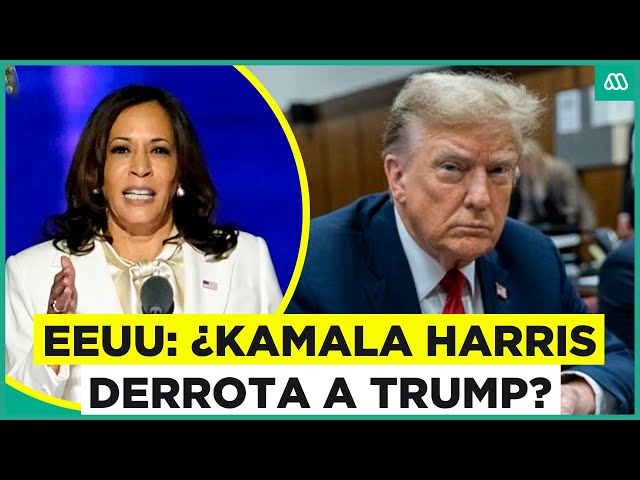 ⁣Elecciones en EEUU: ¿Kamala Harris derrota a Donald Trump?