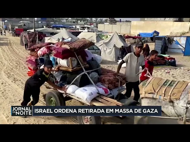 Israel ordena retirada em massa de Gaza