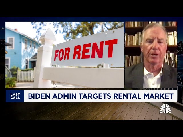 ⁣Biden's proposed rent caps 'will work' but can't be 'broad brushed', s