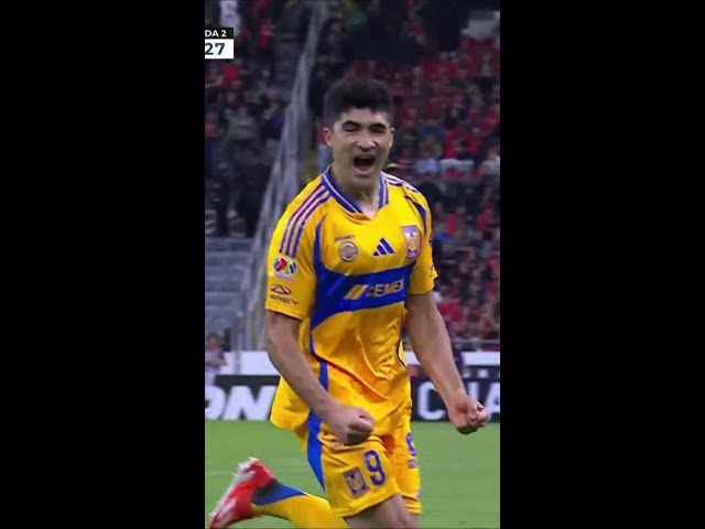 ¡GOOOL DE TIGRES! Ibáñez lo empató ⚽️ #shorts