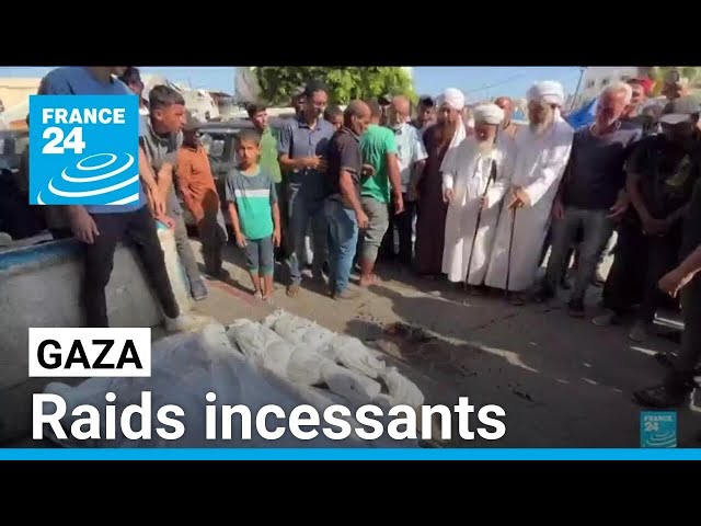 A Gaza, des raids incessants et des dizaines de corps retrouvés • FRANCE 24