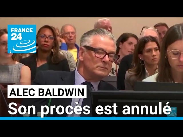 Le procès d'Alec Baldwin pour homicide involontaire annulé pour vice de procédure • FRANCE 24