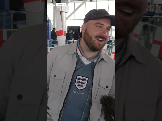 ⁣'Buzzing' England fans fly to Berlin