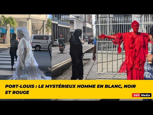 Port-Louis : le mystérieux homme en blanc, noir et rouge