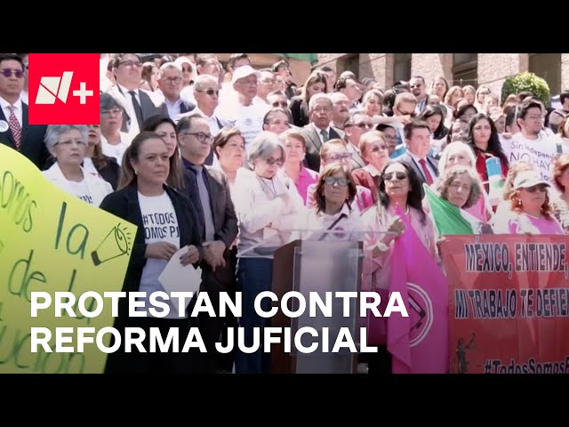 Jueces y magistrados protestan contra iniciativa de AMLO de Reforma Judicial - En Punto