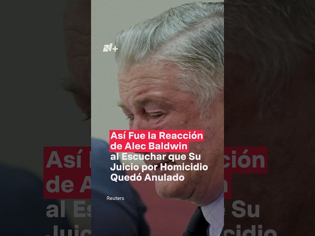 Así fue la reacción de Alec Baldwin cuando jueza desestima cargo de homicidio involuntario - #Shorts