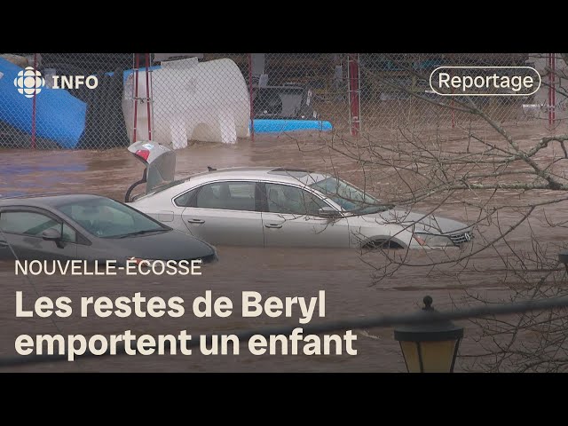 ⁣Un enfant meurt dans des inondations éclair en Nouvelle-Écosse