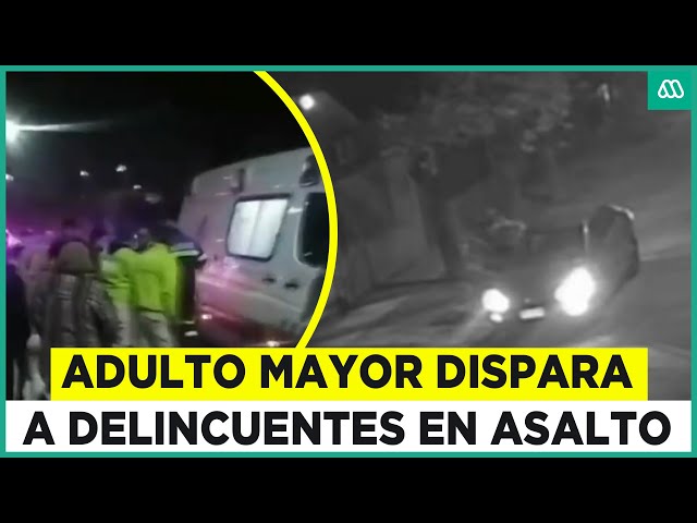 Adulto mayor se enfrenta a delincuentes: Disparó a sus asaltantes e hirió a dos de ellos