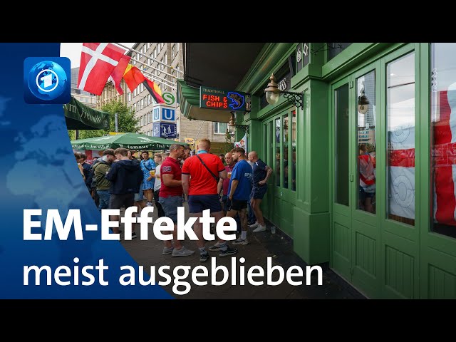 ⁣Fußball-EM: Gastgewerbe konnte kaum profitieren