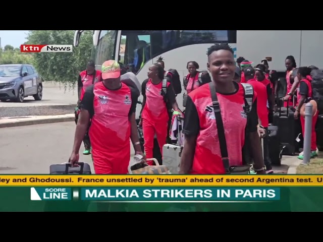 ⁣Kenya  women volleyball team the Malkia Strikers arrive in Paris for the 2024 Olympics