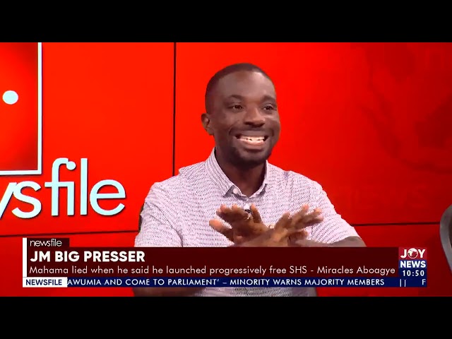 ⁣Mahama lied when he said he launched progressively free SHS - Miracles Aboagye