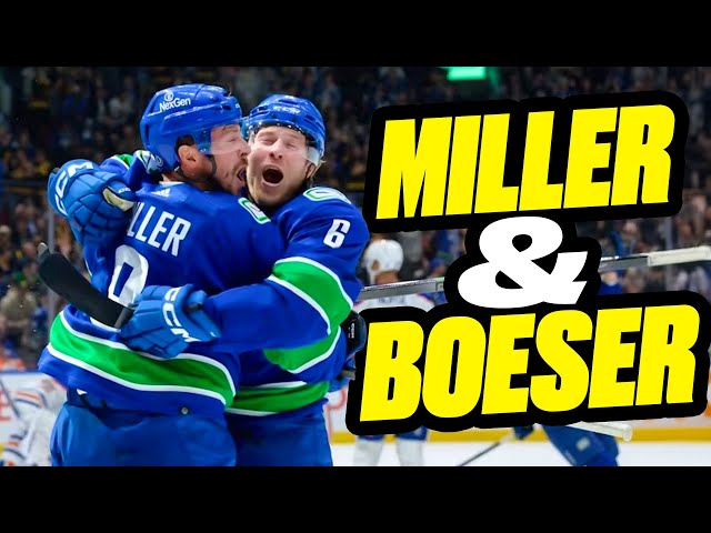 ⁣Boeser & Miller's Most Beautiful Plays Of The 2023-24 NHL Season