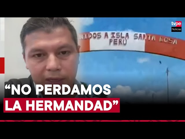 Isla Santa Rosa: alcalde de Leticia, municipio de Colombia, pide disculpas al Perú