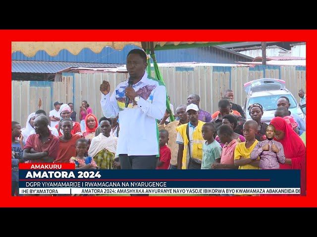 ⁣Habineza yashimye abaturage urugwiro bamwakiranye ababwira ko gutora Green Party ari ukwiteganyiriza