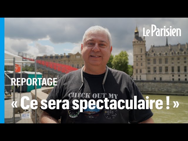 Les tribunes de la cérémonie d’ouverture des JO ont envahi les quais de Seine et les ponts de Paris