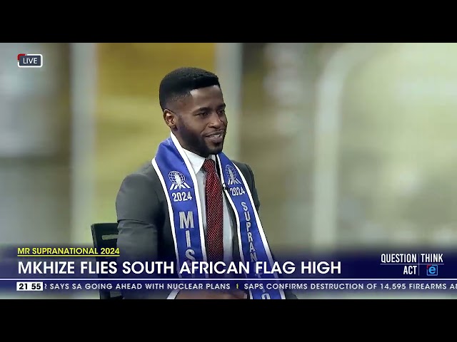 Mr Supranational 2024 | Dr. Fezile Mkhize flies South African flag high