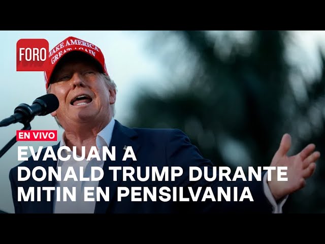 En vivo: Se escucharon sonidos de múltiples disparos en el mitin de Donald Trump en Pensilvania