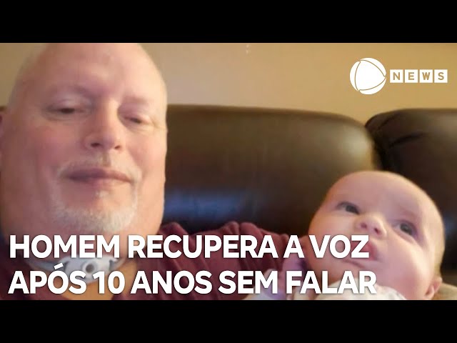 Homem recupera a voz depois de ficar 10 anos sem falar