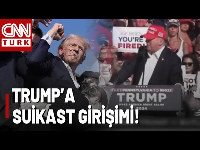 SON DAKİKA  Donald Trump'a SUİKAST GİRİŞİMİ! Konuşma Sırasında Ateş Açıldı!