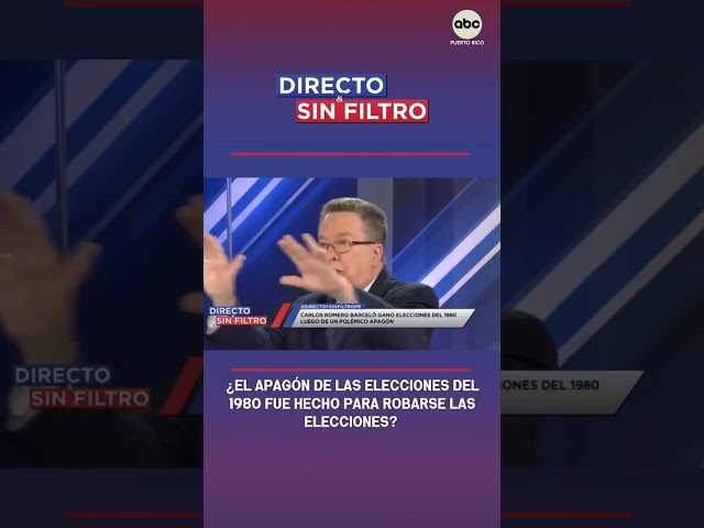 ⁣Directo y Sin Filtro: Analizamos el controversial apagón electoral del 5 de noviembre de 1980