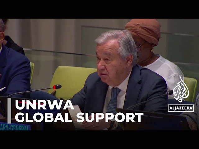 Countries pledge funding for UNRWA: Global support for Palestinian refugee agency