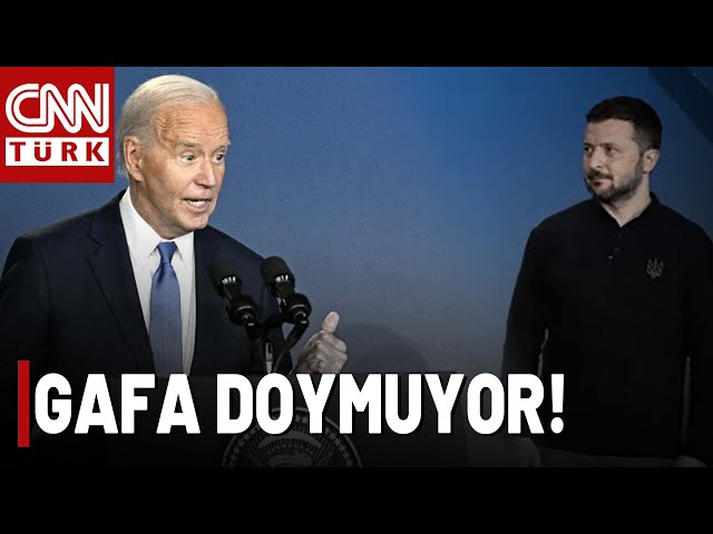 Yine Gaf Yine Biden... Bu Kez "Yok Artık" Dedirtti, Zelenski'yi Putin Diye Tanıttı | 