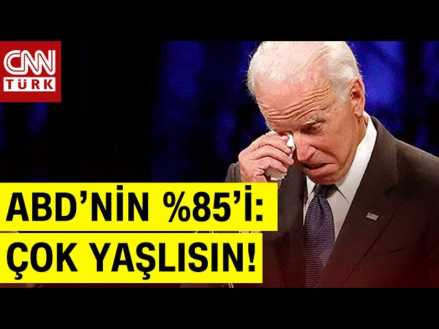 ABD'de "Biden" Anketi! "Biden Başkanlık İçin Çok Yaşlı": %85! | CNN TÜRK Ma