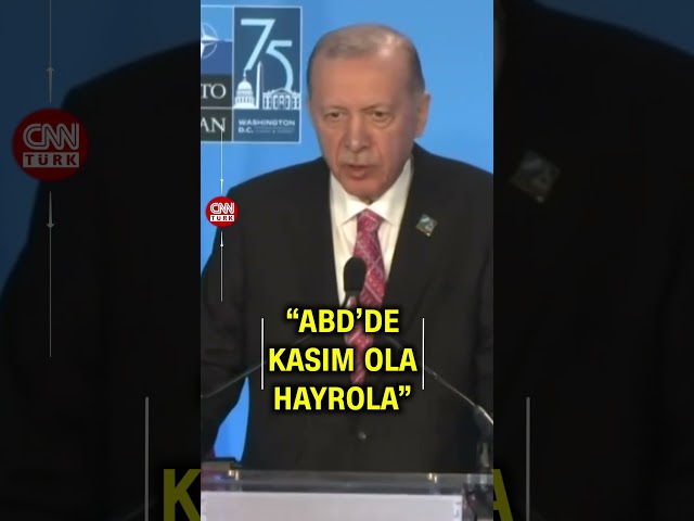 ⁣Erdoğan'dan "ABD Seçimleri" Yorumu! Erdoğan, NATO Zirvesi'nde Yunus Paksoy'