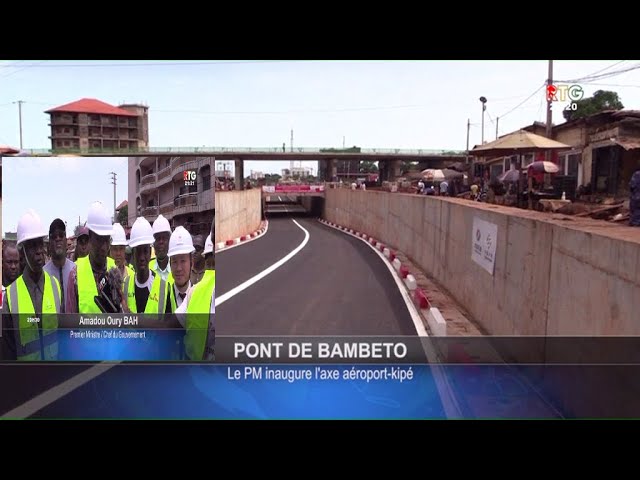 ⁣www.guineesud.com : Inauguration partielle de l’échangeur de Bambeto : l’axe Aéroport-Kipé par le PM