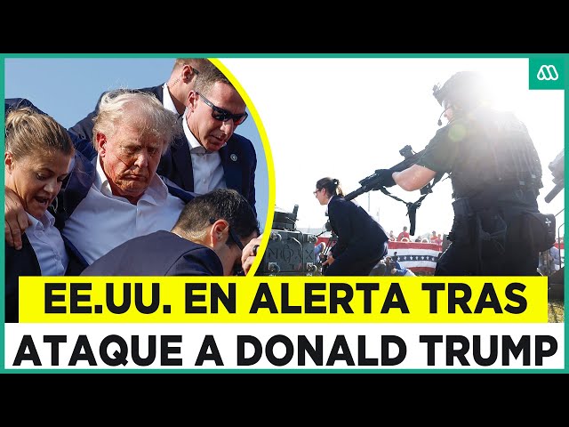 Estados Unidos en alerta máxima: Donald Trump es atacado en medio de acto de campaña