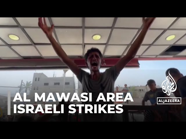 Gaza attack: Israeli strikes target 'safe zone' in Al Mawas