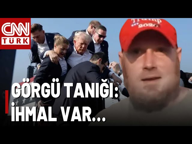 ⁣Görgü Tanığından İnanılmaz Açıklama: ”Polise Haber Verdik!” | Donald Trump’a Suikast Girişimi