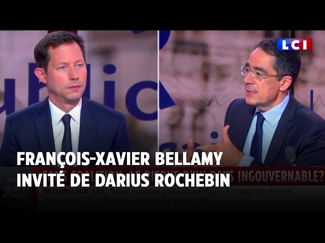 "La clé c'est de ne pas bloquer le pays" :  François-Xavier Bellamy invité de Dari