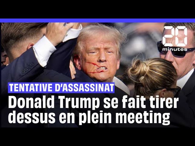 Donald Trump ciblé par des tirs en plein meeting