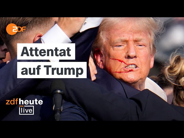 ⁣Attentat auf Donald Trump: Was bisher bekannt ist | ZDFheute live