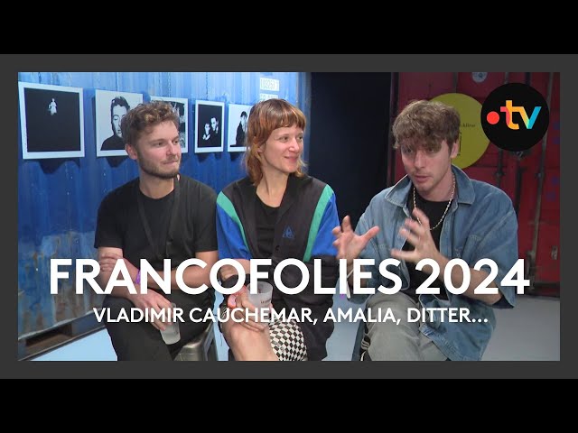 ⁣Francofolies 2024 - Vladimir Cauchemar, Amalia, Ditter