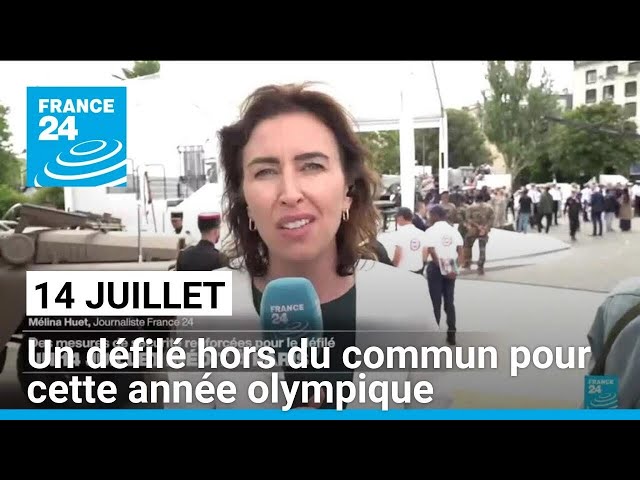 14 juillet : un défilé hors du commun pour marquer l'année olympique à Paris • FRANCE 24