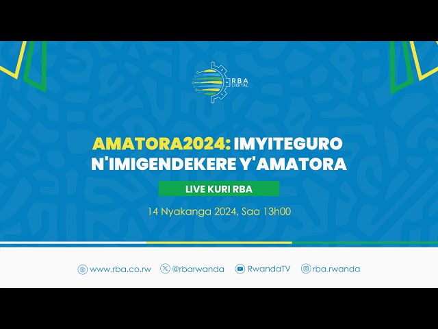 ⁣LIVE: Amatora2024: Imyiteguro n'imigendekere y'amatora