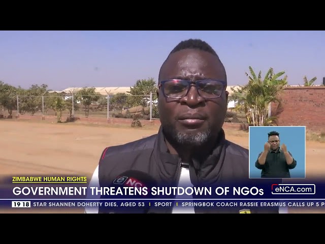 ⁣Zimbabwe government threatens shutdown of NGOs