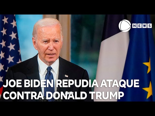 ‘Não há lugar para esse tipo de violência’, diz Biden sobre incidente envolvendo Trump