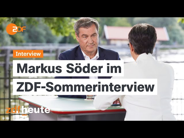 Söder warnt vor Verzicht auf Grenzkontrollen | ZDF-Sommerinterview 14.07.2024