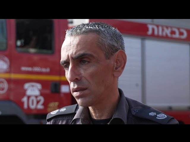 Reportage: avec les pompiers dans le nord d'Israël