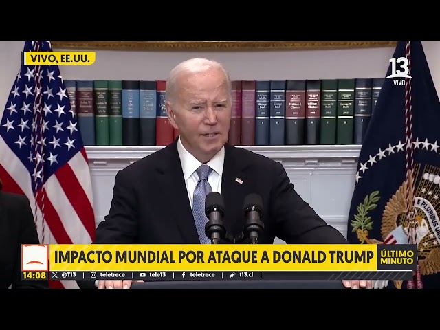 Las reacciones del presidente Biden tras ataque a Donald Trump