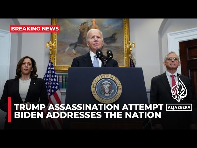 Trump assassination attempt: Biden says no assumptions should be made about the shooter’s motive