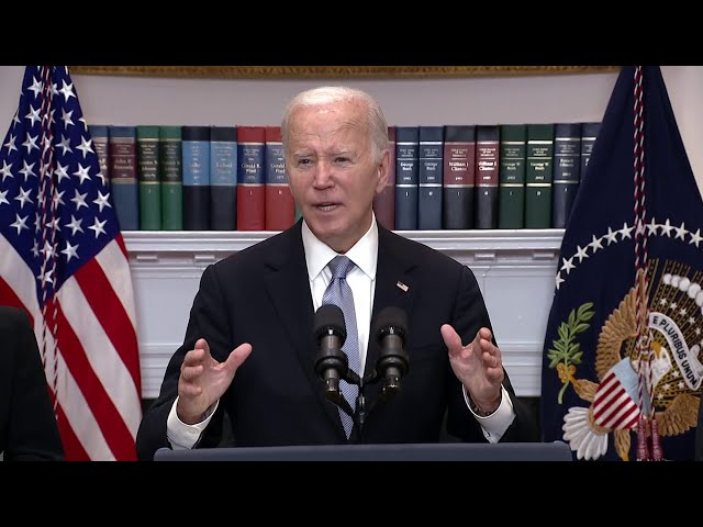 President Biden speaks after receiving briefing on former President Trump shooting