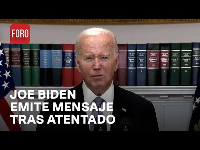 Última Hora: Joe Biden ofrece mensaje tras atentado en Pensilvania - Las Noticias