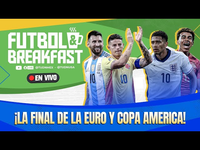  EN VIVO | La GRAN FINAL de la EURO  y la COPA AMÉRICA  | Futbol & Breakfast