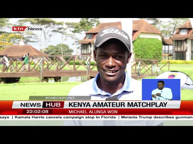 Michael Alunga wins the Kenya Amateur Matchplay golf championships held at Windsor