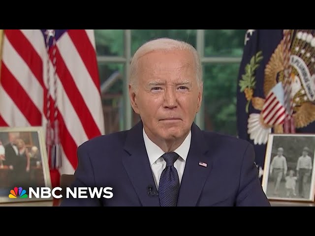 Biden urges country to 'stand together' in Oval Office address on Trump assassination atte